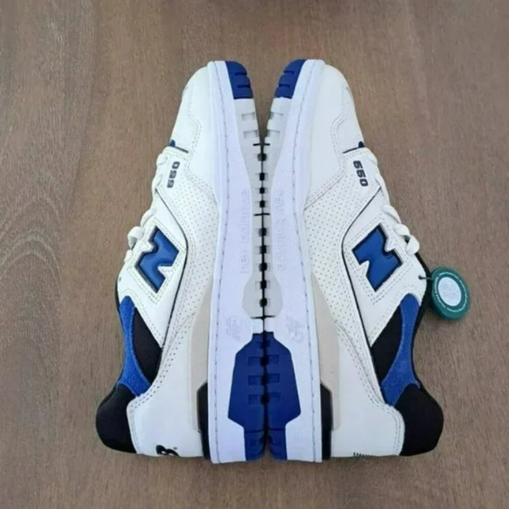 New Balance 550 - Color: Sea Salt/Team Royal - Size: Men 9 - Picture 6 of 9